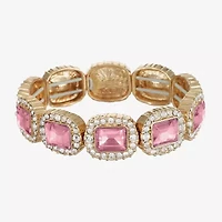 Monet Jewelry Womens Glass Stretch Bracelet