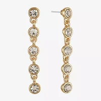 Liz Claiborne Womens Glass Hypoallergenic Drop Earrings