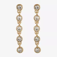 Liz Claiborne Womens Glass Hypoallergenic Drop Earrings
