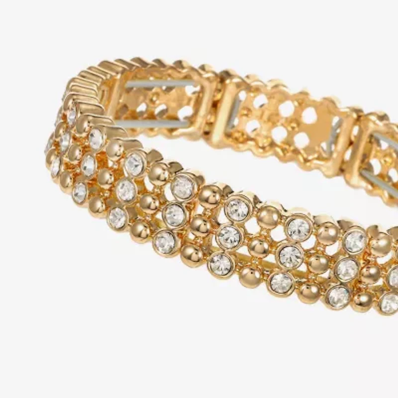 Liz Claiborne Womens Glass Stretch Bracelet