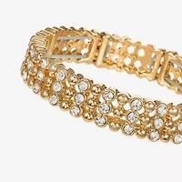 Liz Claiborne Womens Glass Stretch Bracelet