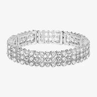 Liz Claiborne Womens Glass Stretch Bracelet