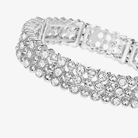 Liz Claiborne Womens Glass Stretch Bracelet