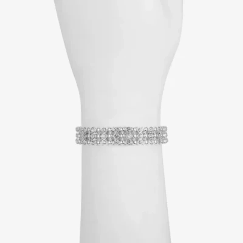 Liz Claiborne Womens Glass Stretch Bracelet