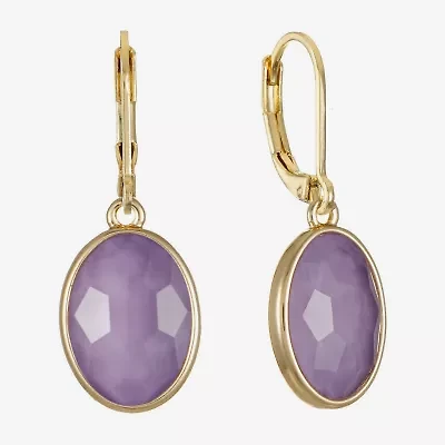 Monet Jewelry Womens Glass Drop Earrings