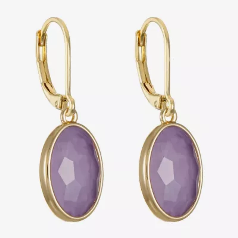 Monet Jewelry Womens Glass Drop Earrings