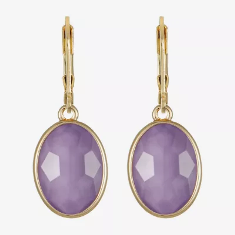 Monet Jewelry Womens Glass Drop Earrings