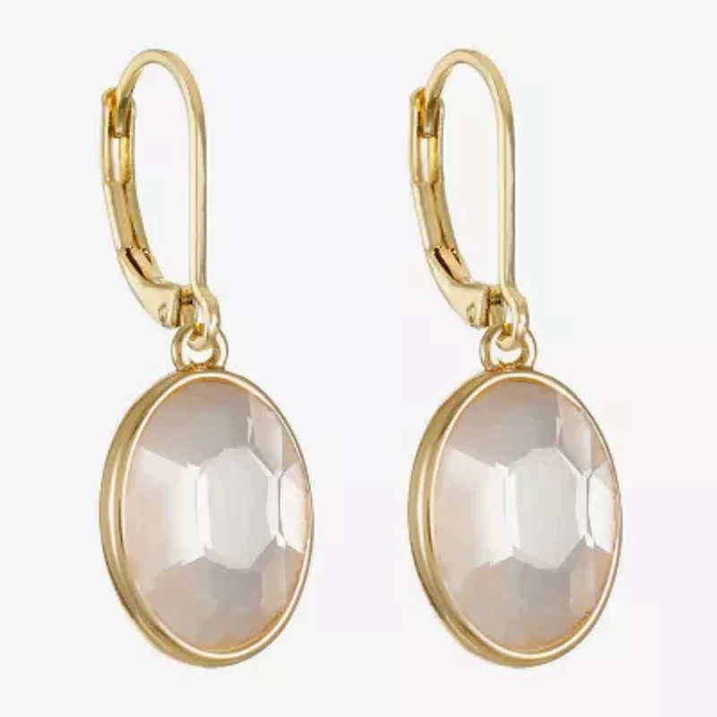 Monet Jewelry Womens Glass Drop Earrings