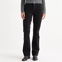 St. John's Bay Womens Tall Mid Rise Bootcut Corduroy Pant