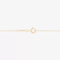 H-I/Si2 Womens 2 CT. T.W. Lab Grown White Diamond 14K White Gold Oval 18 Inch Pendant Necklace