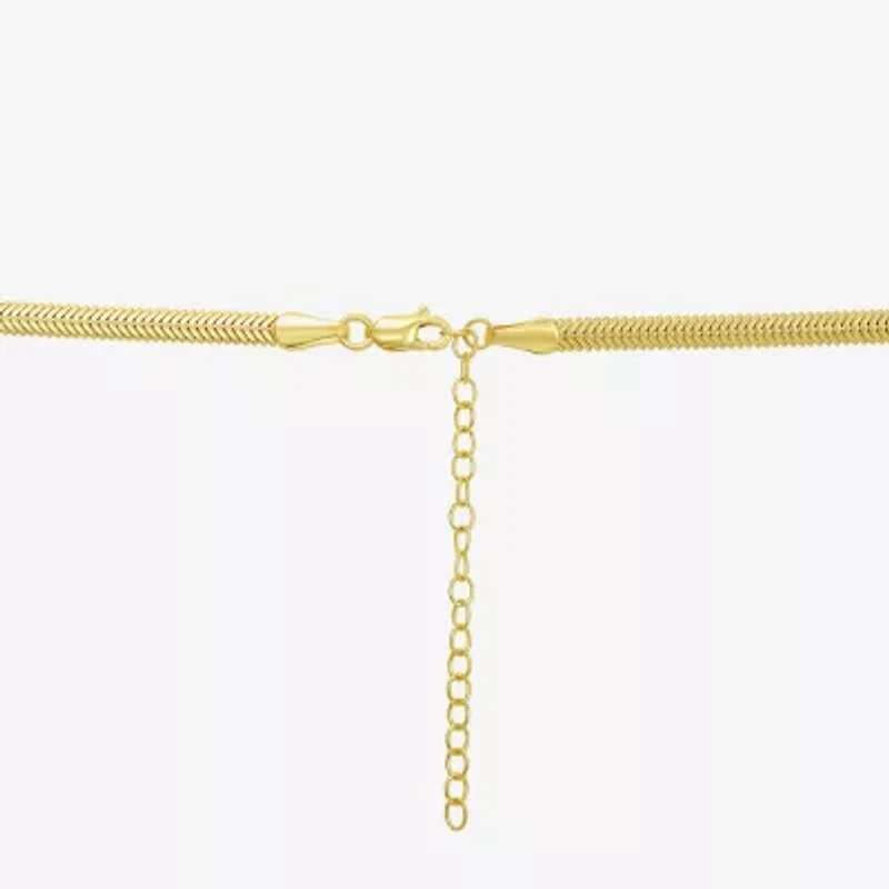 Womens 14K Gold 18 Inch Snake Chain Necklace