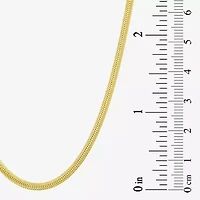 Womens 14K Gold 18 Inch Snake Chain Necklace
