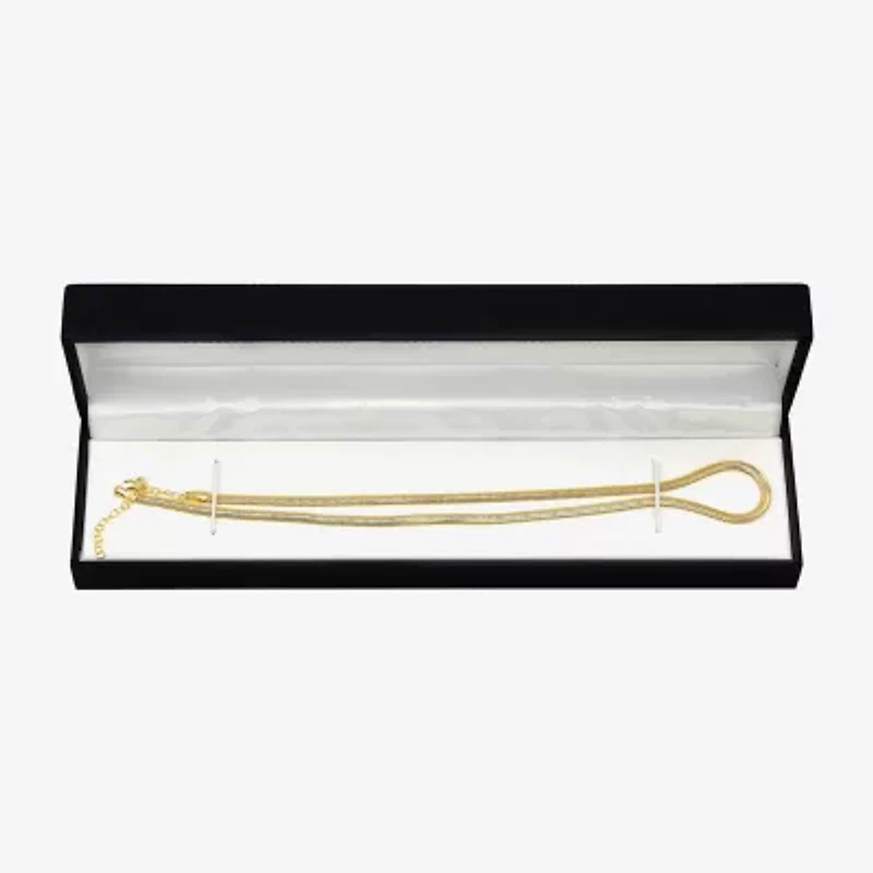 Womens 14K Gold 18 Inch Snake Chain Necklace