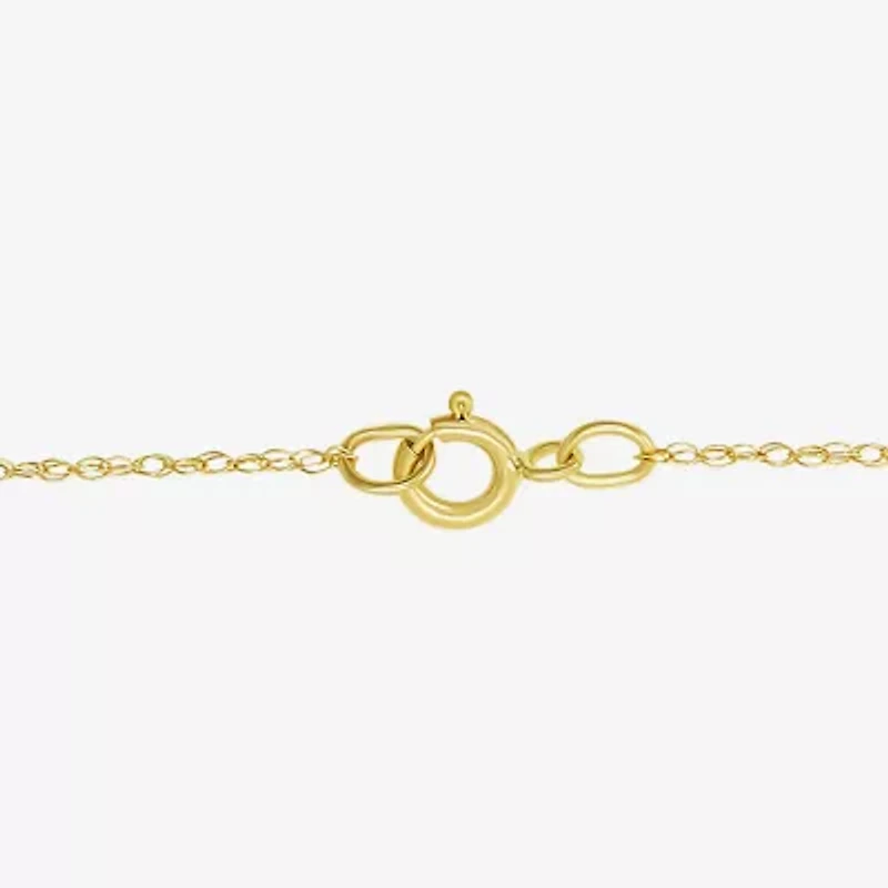 Sacred Heart Of Jesus Womens 14K Gold Oval 18 Inch Pendant Necklace