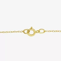 Sacred Heart Of Jesus Womens 14K Gold Oval 18 Inch Pendant Necklace