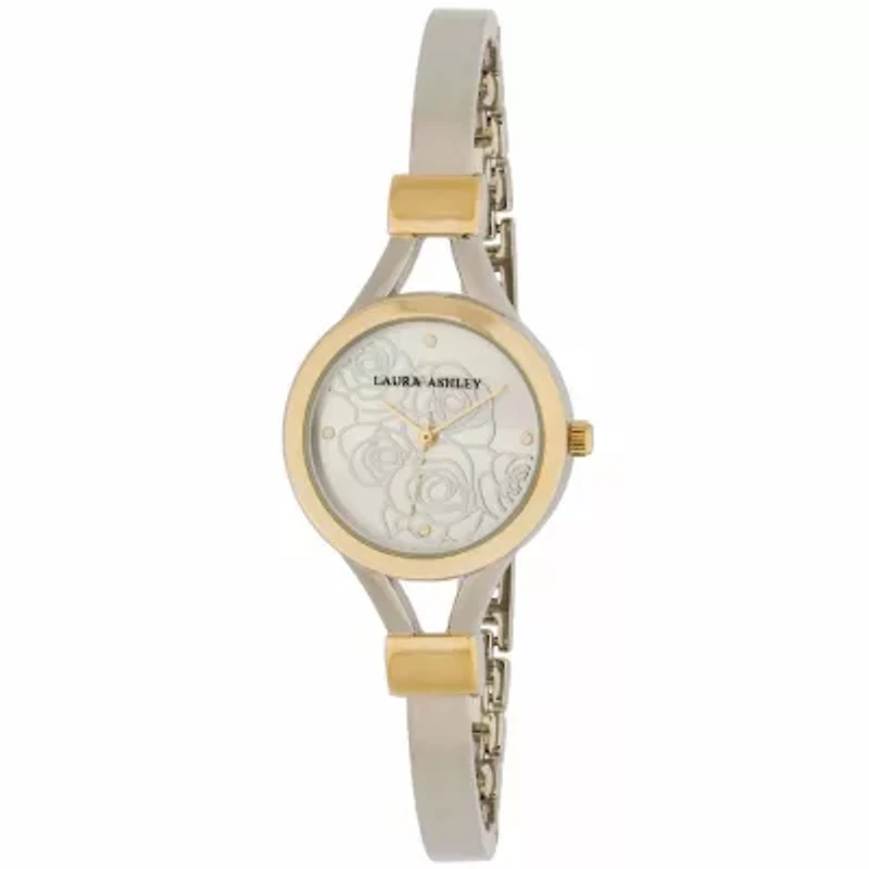 Laura Ashley Womens Two Tone Bangle Watch La31019ttg