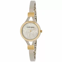 Laura Ashley Womens Two Tone Bangle Watch La31019ttg