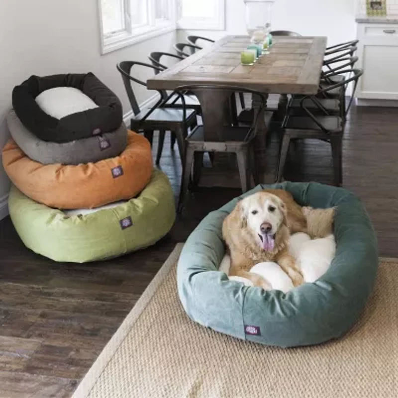 Majestic Pet Villa Collection Sherpa Bagel Bed