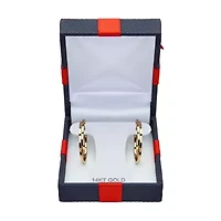 Womens 14K Gold 27.5mm Hoop Earrings