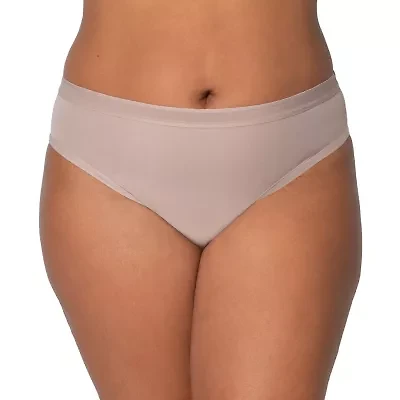 Curvy Couture Sheer Mesh High Cut Brief-1313