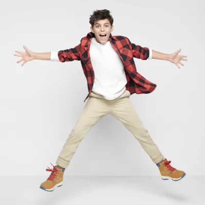 Thereabouts Pull-On Little & Big Kid Boys Stretch Fabric Cuffed Regular Fit Jogger Pant