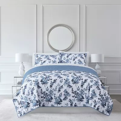 Home Expressions Madeline Floral Quilt Set