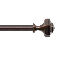 Deco Window Hexagon 3/4 IN Curtain Rod