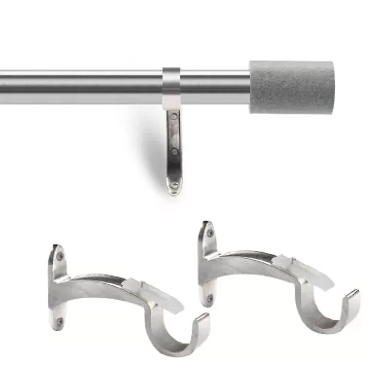 Deco Window Barrel Marbel 1 IN Curtain Rod