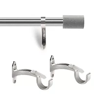 Deco Window Barrel Marbel 1 IN Curtain Rod