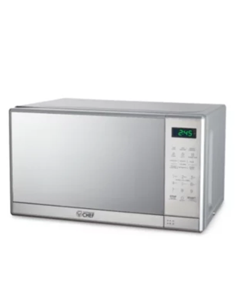COMMERCIAL CHEF 0.7 Cu. Ft. Countertop Microwave with Digital Display with 10 Power Levels