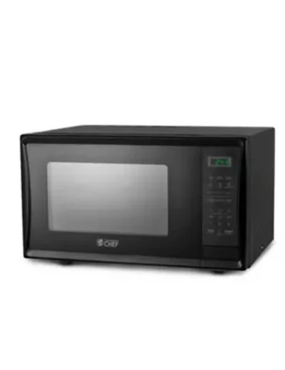 COMMERCIAL CHEF Cu. Ft. Countertop Microwave with Digital Display Black Microwave & 10 Power Levels