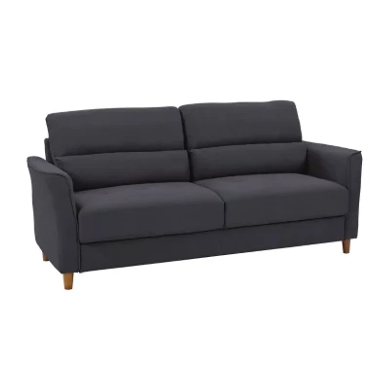 Corliving Georgia Sharkfin-Arm Sofa