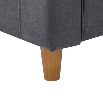 Corliving Georgia Sharkfin-Arm Sofa