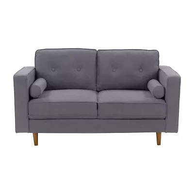 Corliving Mulberry Track-Arm Upholstered Loveseat