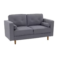 Corliving Mulberry Track-Arm Upholstered Loveseat