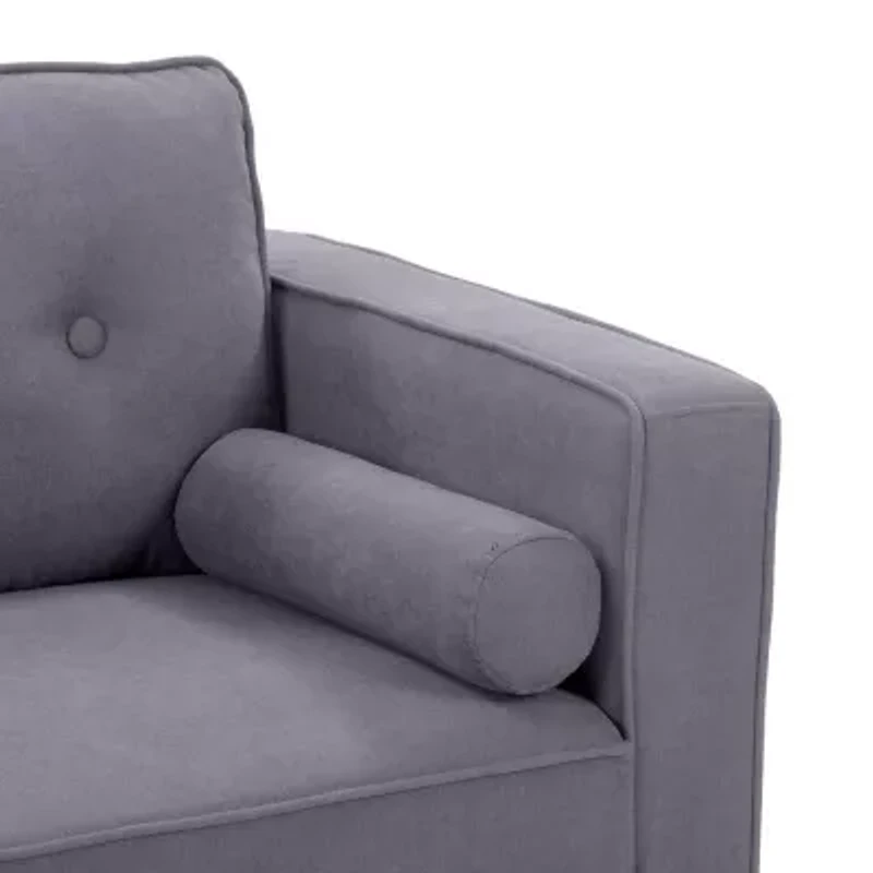 Corliving Mulberry Track-Arm Upholstered Loveseat