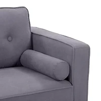 Corliving Mulberry Track-Arm Upholstered Loveseat