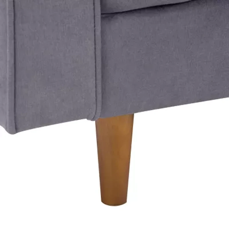Corliving Mulberry Track-Arm Upholstered Loveseat