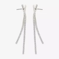 Mixit Womens Cubic Zirconia Drop Earrings