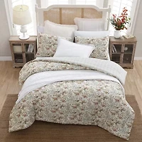 Laura Ashley Bramble Floral Midweight Reversible Comforter Set