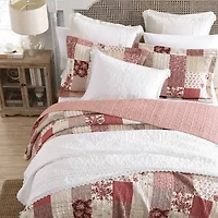 Laura Ashley Celi Patchwork Reversible Quilt Set