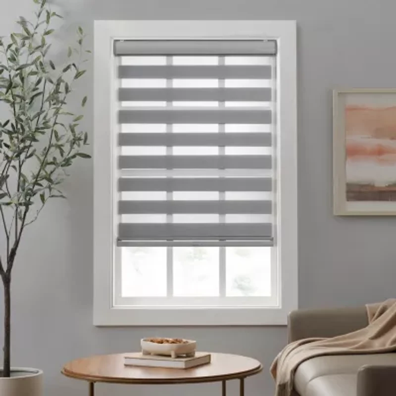 Eclipse Zebra Cordless Light-Filtering Roller Shade