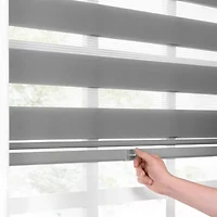 Eclipse Zebra Cordless Light-Filtering Roller Shade
