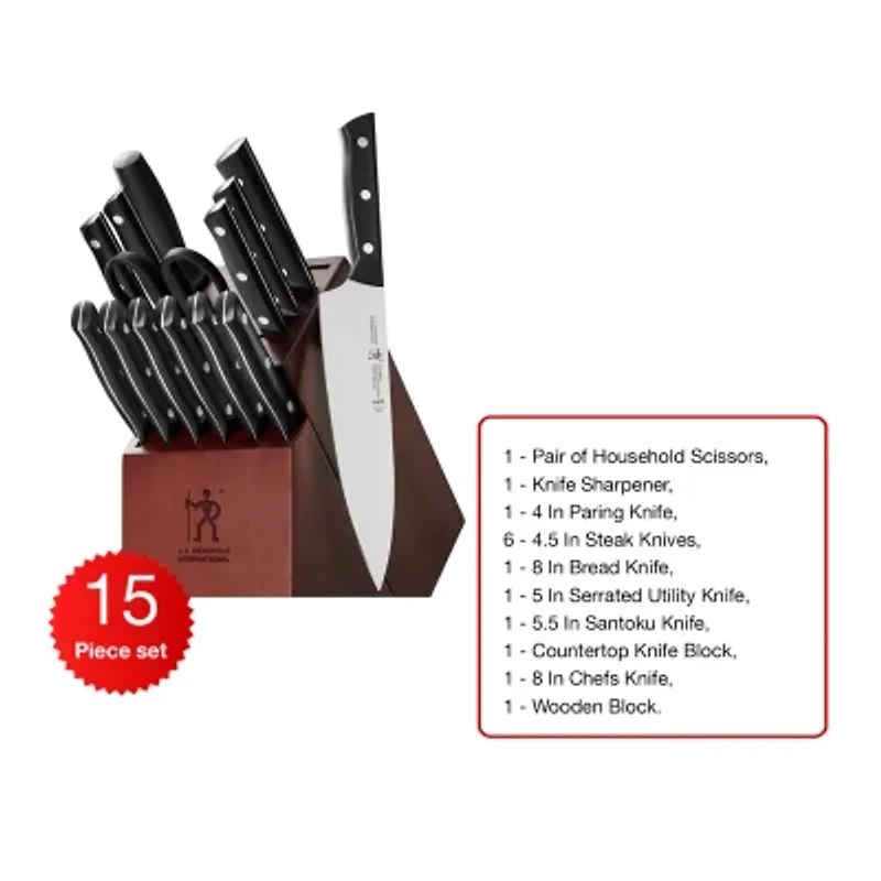 Henckels Hi Dynamic 15-pc. Knife Block Set