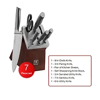 Henckels Graphite 7-Pc. Self Sharpening Knife Block Set