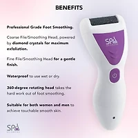 Spa Sciences Viva Advanced Pedicure Foot Smoothing System Callus Remover