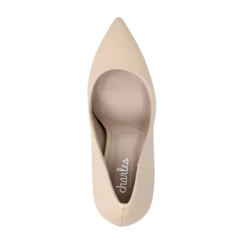 Charles By David Pact Patent Womens Pointed Closed Toe Stiletto Heel Pumps