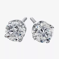 Premier Collection 1/2 CT. T.W. Round Natural Diamond Stud Earrings