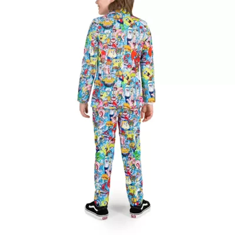 Opposuits Spongebob Little Boys 3-pc. Suit Set