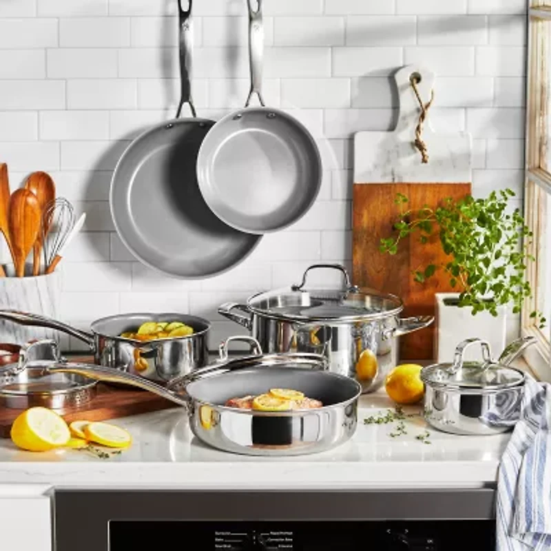 Henckels Stainless Steel 10-pc. Cookware Set